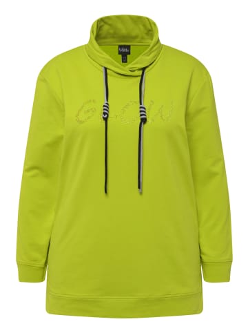 Ulla Popken Sweatshirt in apfelgrün
