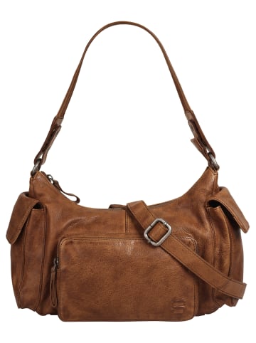 SPIKES & SPARROW Handtasche in cognac