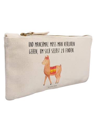 Mr. & Mrs. Panda Schminktäschchen Alpaka Stolz mit Spruch in Weiß