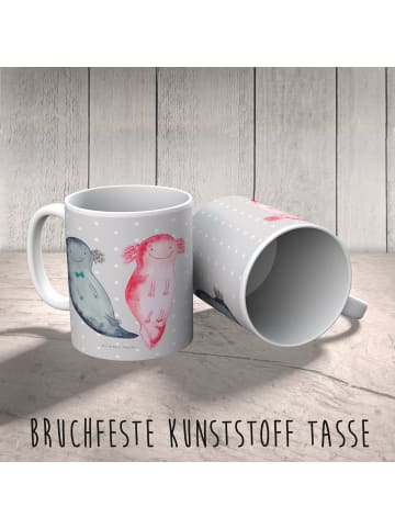Mr. & Mrs. Panda Kinderpott Axolotl Freundin ohne Spruch in Grau Pastell