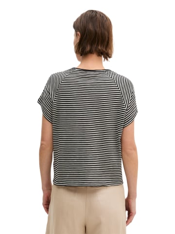 Marc O'Polo Gestreiftes T-Shirt regular in Schwarz
