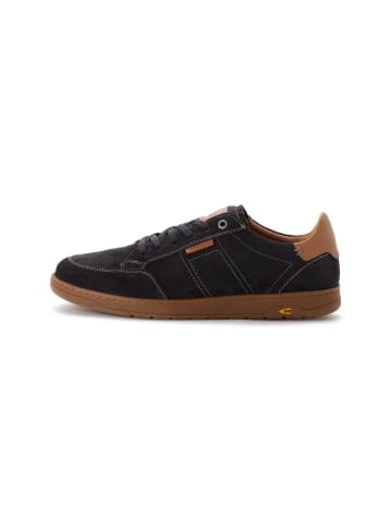 Camel Active Sportlicher Sneaker aus Veloursleder in Dunkelblau