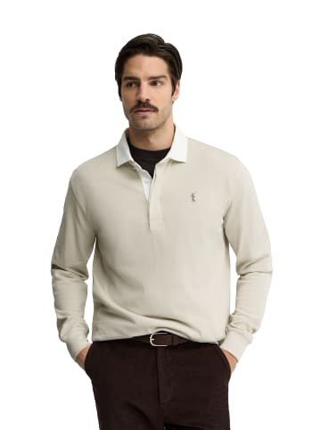 Polo Club Poloshirt MAN RIGBY GO POLO LS HEAVY JERSEY LONG SLEEVE REGULAR FIT in Beige