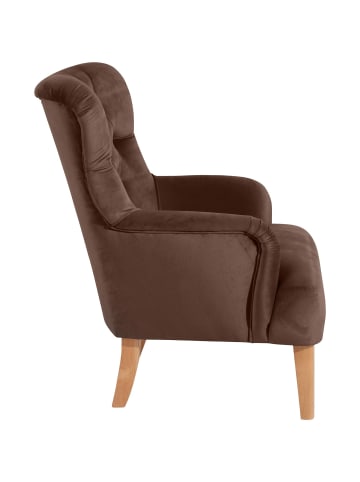 others SESSEL Kaiya Bezug Samtvelours Buche natur / braun