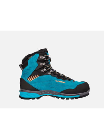 LOWA Wanderstiefel CADIN II GTX MID in türkis/mandarine