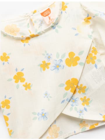 KOTON Bluse in Gelb Gemustert