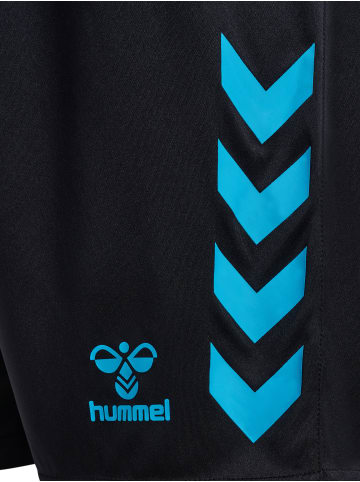 Hummel Hummel Kurze Hose Hmlgraphic Multisport Herren in BLACK/NEON BLUE
