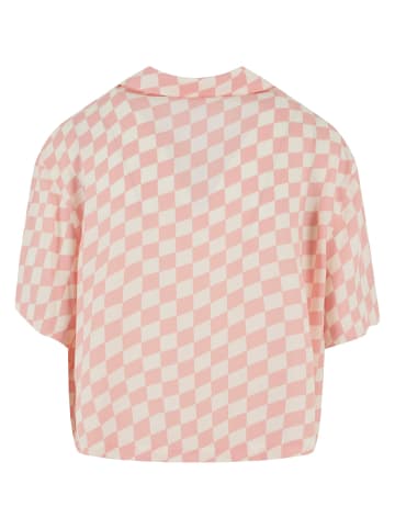 Urban Classics Urban Classics T-Shirts in lemonadepinkcheck