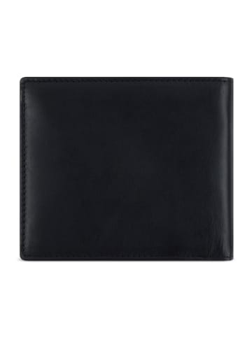 mano Don Andrea Geldbörse RFID Schutz Leder 12 cm schwarz