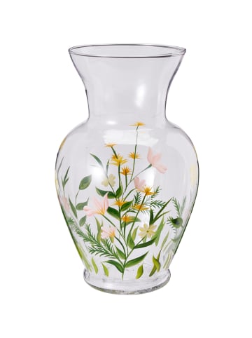 Home&Styling Collection Glasvase für Blumen in Transparent, (B) 16,5 x (H) 27 x (L) 16,5 cm