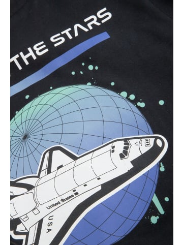 Coccodrillo T-shirt mit kurzen Ärmeln in schwarz