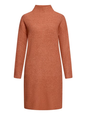 CARTOON Strickkleid mit Stehkragen in terra cotta