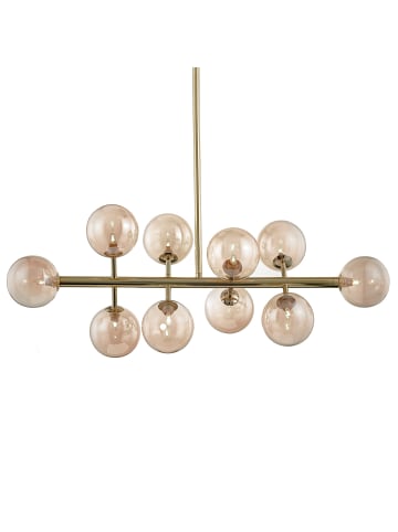 home24 Deckenleuchte KJUL 10-flammig in Gold