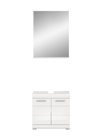 ebuy24 Badmöbelset Scout Weiß 60 x 34 cm