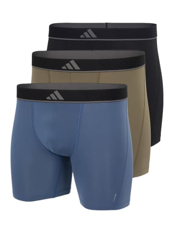 Adidas Sportswear Long Short / Pant Active Micro Flex Eco in Schwarz / grün / blau