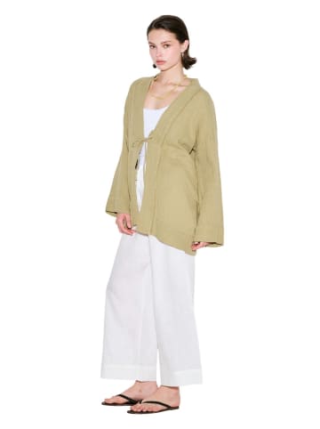 MANUKA Blouse in Salbeigrün