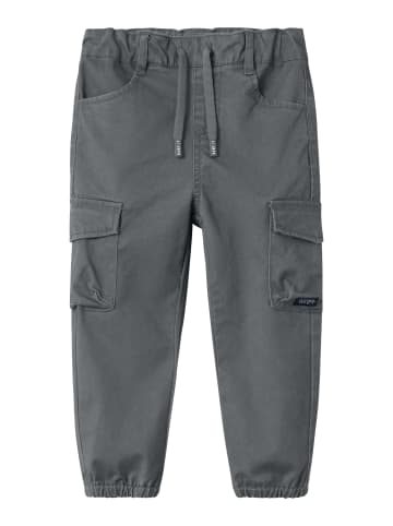 name it Cargo Jeans Hose Twill Chino Jogger Pants NMMBEN in Grau