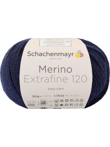 Schachenmayr since 1822 Handstrickgarne Merino Extrafine 120, 50g in Navy Blue