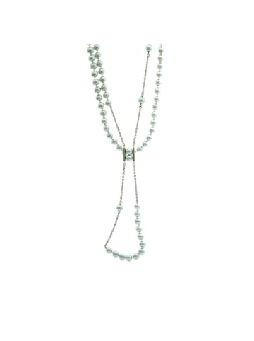 Misaki Halskette mit Anhänger in Silber – (L)128cm