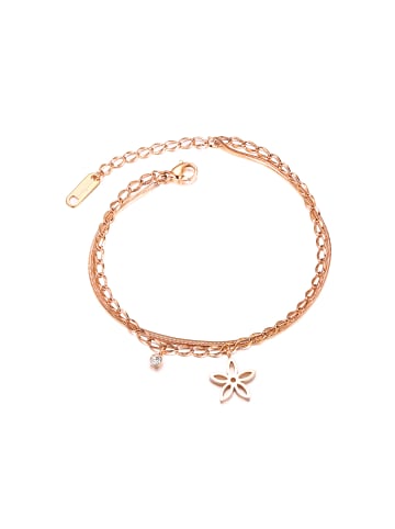 collezione alessandro Armband " Fleur " in rosa