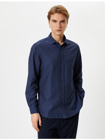 KOTON Shirt in Marineblau