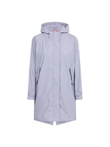Derbe Friese Traveby Plain Regenmantel in lavender gray