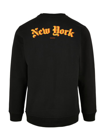 F4NT4STIC Sweatshirt New York Orange CREW in schwarz