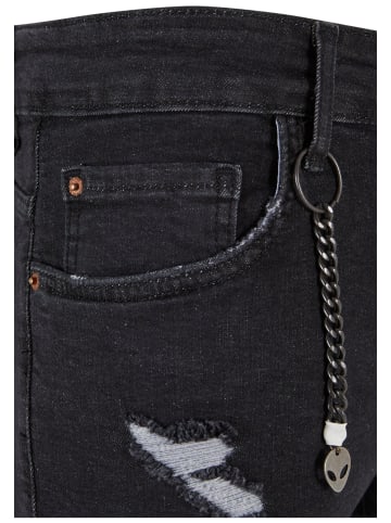 2Y Studios Jeans-Shorts in black