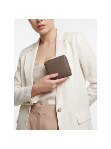 Lazarotti Bologna Leather Medium Zip-Around Geldbörse Leder 10 cm in taupe