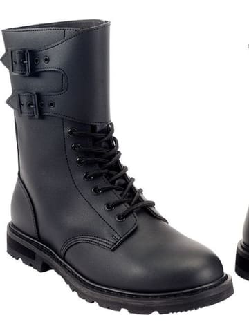 Stiefel "French Combat Boot" in Schwarz