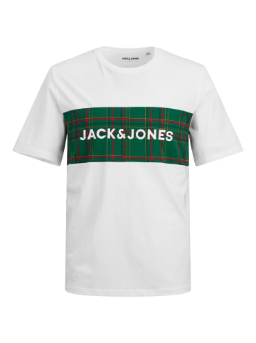 JACK & JONES Junior Pyjama 'Checked' in grün