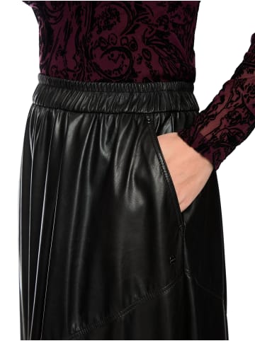 MARC CAIN COLLECTIONS Kunstlederrock in schwarz
