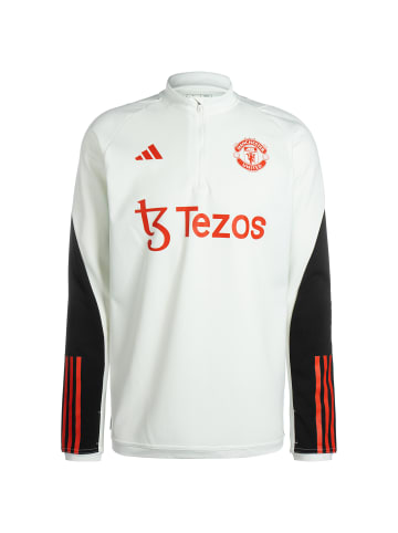 adidas Performance Trainingstop Manchester United in weiß / schwarz