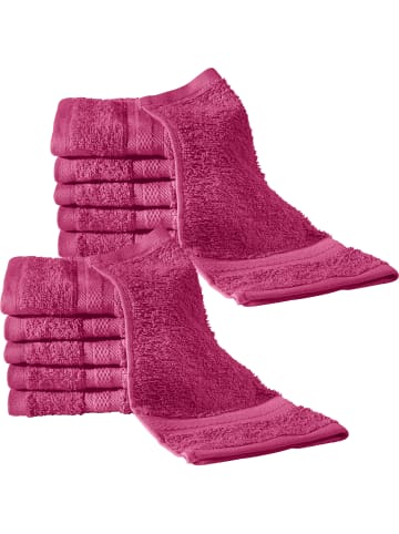 REDBEST Frottier Seiftuch 12er-Pack Chicago in fuchsia