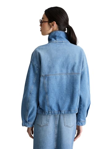 Marc O'Polo DENIM Funnel-Neck-Jeansblouson oversize in Medium Blue