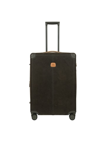 BRIC`s Life 4 Rollen Trolley M 71 cm mit Dehnfalte in olive