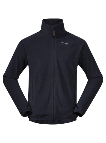 Bergans M HAREID FLEECE JACKET NOHOOD in Marine
