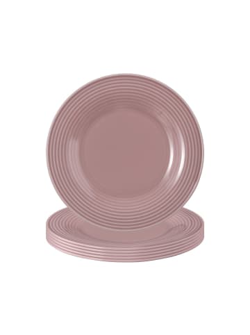 Seltmann Weiden 6er Set Brotteller Beat Color Glaze ø 17 cm in Altrosa
