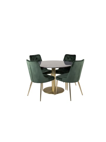 ebuy24 Essgruppe Estelle 17 (5-teilig) Grün 106 x 106 cm