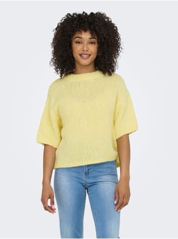 JDY Gestricktes T-Shirt in Pastel Yellow