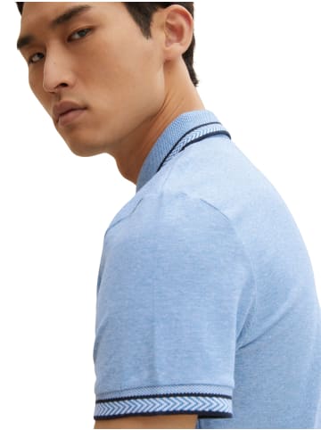 Tom Tailor Poloshirt TWOTONED in Blau