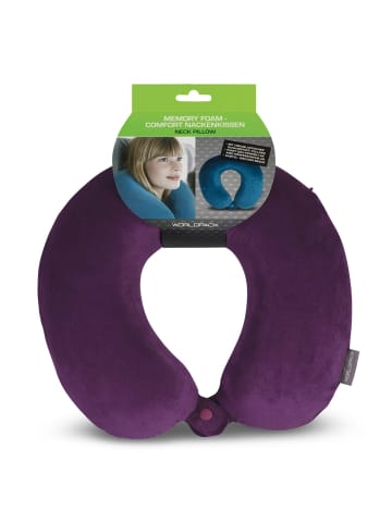 Worldpack Nackenkissen 30 cm in violett