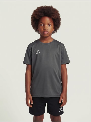 Hummel T-Shirt Hmlessential Kinder in STEEL GRAY