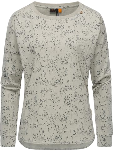 ragwear Langarmshirt Shimona Long Flowery in Bone