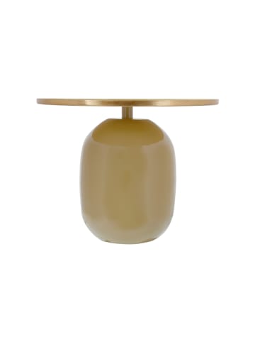 Kayoom Beistelltisch Art Deco 500 in Hellkhaki / Gold