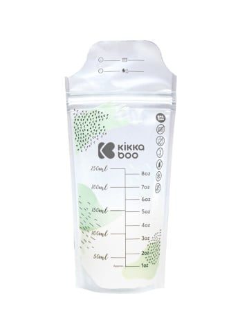 Kikkaboo Muttermilchbeutel 25 Stück in weiß