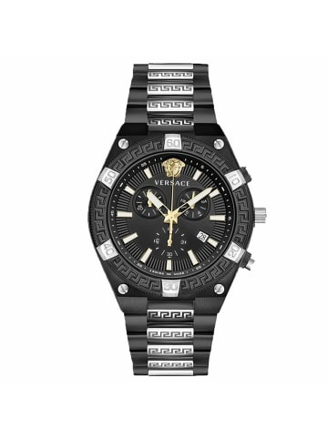 Versace Analoguhr für Herren in Schwarz