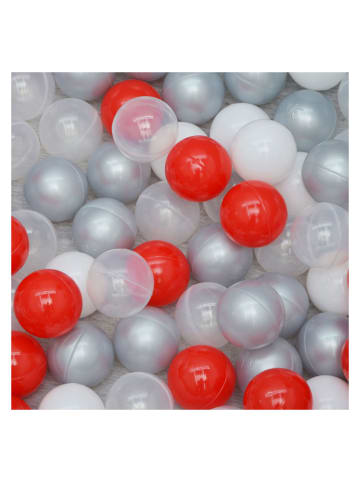 LittleTom 200 Bällebadbälle Emma 5,5 cm im 4-Farben-Mix