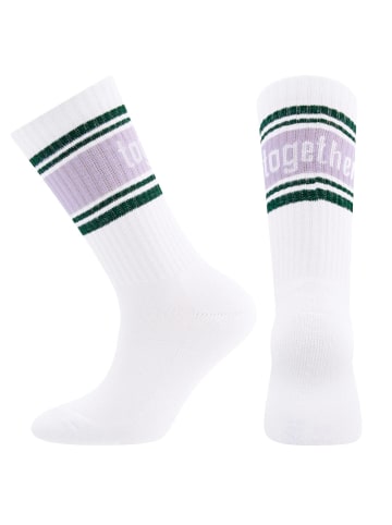 ewers Socken "better together" in weiß