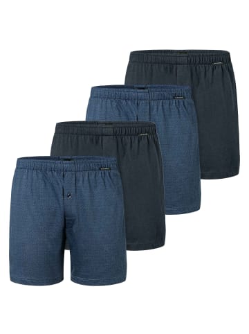 Schiesser Boxershort 4er Pack in Dunkelblau
